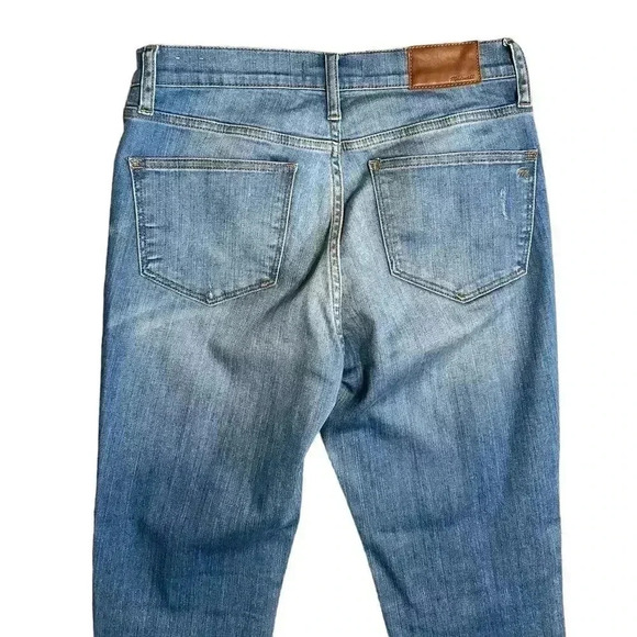 MADEWELL 9” High Riser Skinny Jean Distressed Stretch Size 28 - Picture 6 of 7